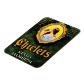 Vintage Chiclets-Werbung Magnet (Linke Seite)