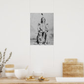 Vintage Chief Sitting Bull Native American Poster (Küche)