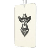 Vintage-Chihuahua-Cowboy-Stil-Western-D Autolufterfrischer (Links)