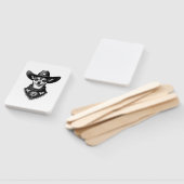 Vintage-Chihuahua-Cowboy-Stil-Western-Hund-Gravur Fächer (Non-assembled)