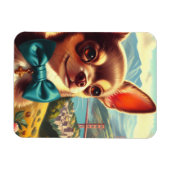 Vintage Chihuahua-Malerei Magnet (Horizontal)