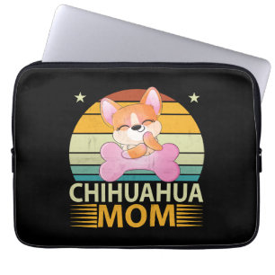 Vintage Chihuahua Mama Hund liebt Muttertag Laptopschutzhülle