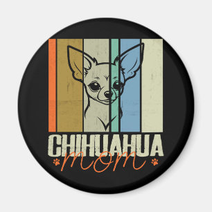 Vintage Chihuahua Mama Hunde Liebhaber Muttertag Magnet