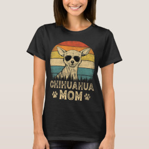 Vintage Chihuahua Mama Hunde Liebhaber Muttertag T-Shirt