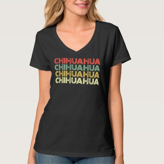 Vintage Chihuahua Retro Chihuahua T-Shirt (Vorderseite)