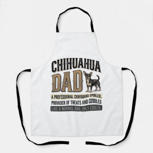Vintage-Chihuahua-Vater-Hunde-Liebhaber-Shirt-Desi Schürze