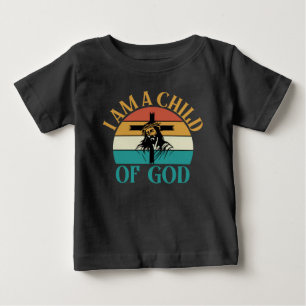 Vintage-Child-of-God-T-Shirt-Design Vektor Art Hoo Baby T-shirt