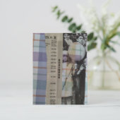 Vintage Children With Balloons Collage Postkarte (Stehend Vorderseite)