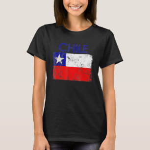 Vintage Chile Chilenische Flagge Stolz Chilenische T-Shirt