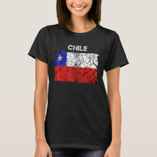 Vintage-Chile-Flagge chilenische Männer Frauen T-Shirt