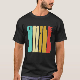 Vintage-Chile-Karte chilenisch T-Shirt