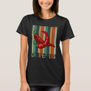 Vintage Chili-Peppers Red Hot Kräuter & Gewürze Mä T-Shirt