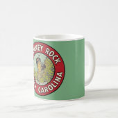 Vintage Chimney Rock NC Tasse (VorderseiteRechts)