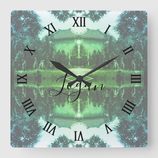 Vintage China Canton Märtyrerpark Große Uhr (Vorderseite)