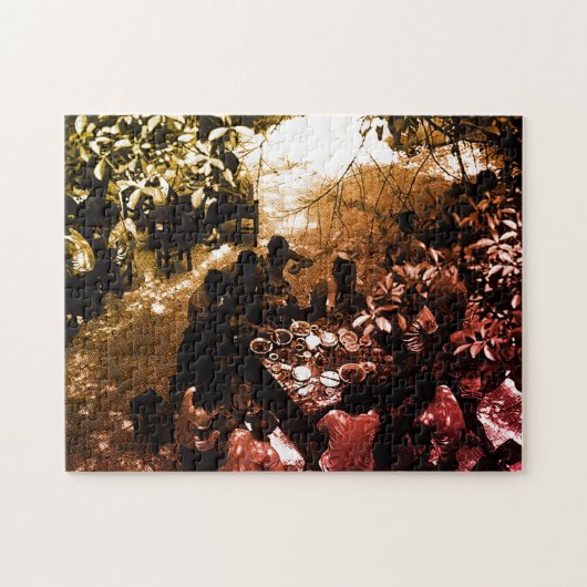 Vintage China Canton Restaurant Puzzle (Horizontal)