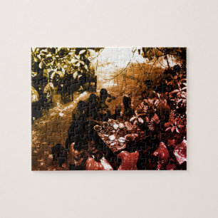 Vintage China Canton Restaurant Puzzle