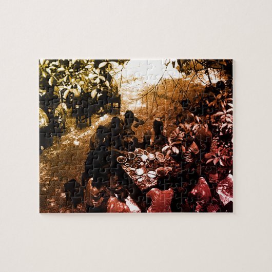 Vintage China Canton Restaurant Puzzle (Horizontal)