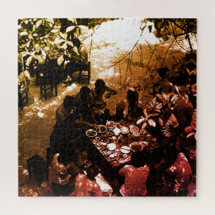 Vintage China Canton Restaurant Puzzle