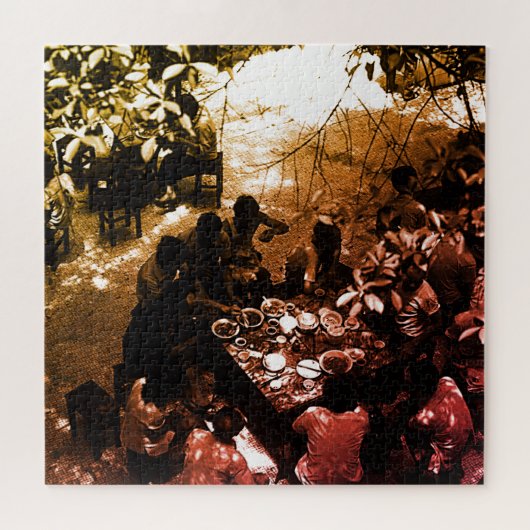 Vintage China Canton Restaurant Puzzle (Horizontal)