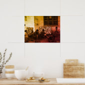 Vintage China Changsha book lending Poster (Küche)