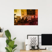 Vintage China Changsha book lending Poster (Heimbüro)