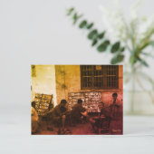 Vintage China Changsha book lending Postkarte (Stehend Vorderseite)