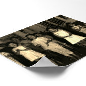 Vintage China Changsha childcare Poster (Ecke)