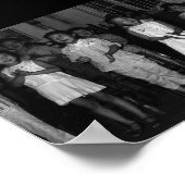 Vintage China Changsha Kinderbetreuung Poster (Ecke)