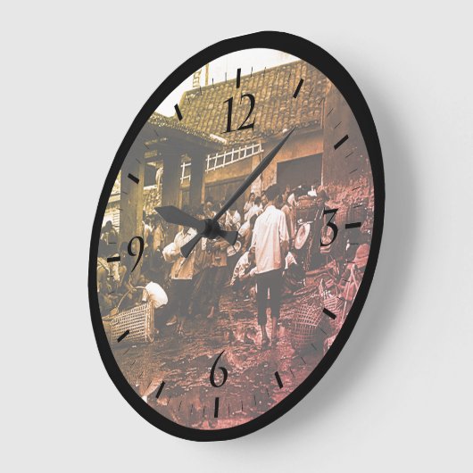 Vintage China Changsha Markt Große Uhr (Winkel)