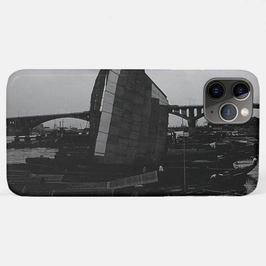 Vintage China Changsha xiang jiang Case-Mate iPhone Hülle (Rückseite (Horizontal))