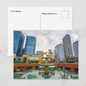 Vintage China Chengdu Postkarte (Vorne/Hinten)