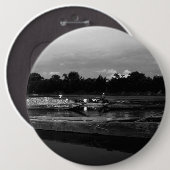 Vintage China Guilin Cormorant Fisherman 1970 Button (Vorne & Hinten)