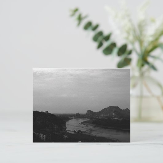 Vintage China Guilin Lijiang Postkarte (Stehend Vorderseite)