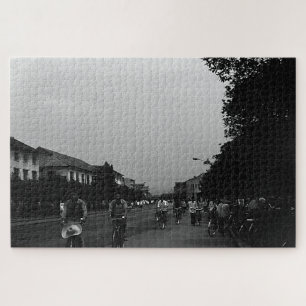 Vintage China Guilin Straßenfahrräder Puzzle