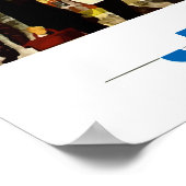 Vintage China Hongkong Poster (Ecke)