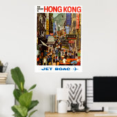 Vintage China Hongkong Poster (Heimbüro)