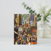 Vintage China Hongkong Reisekarte Postkarte (Stehend Vorderseite)