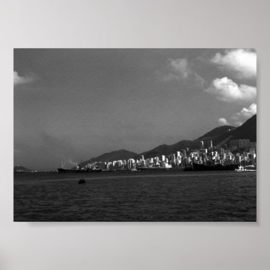 Vintage China Hongkong Stadt Poster (Vorne)