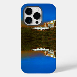 Vintage China Hongkong Wolkenkratzer Meer Case-Mate iPhone 14 Pro Hülle