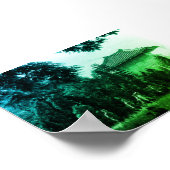 Vintage China Kanton Märtyrerpark Poster (Ecke)