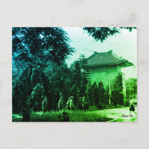 Vintage China Kanton Märtyrerpark Postkarte