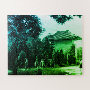 Vintage China Kanton Märtyrerpark Puzzle