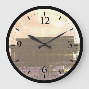 Vintage China Peking Mao Tse Tung Mausoleum Groß C Große Wanduhr