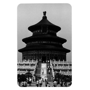 Vintage China Peking Tempel des Himmels 1970 Magnet