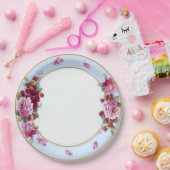 Vintage China-Prinzessin Party Wedding Paper Pappteller (Party)