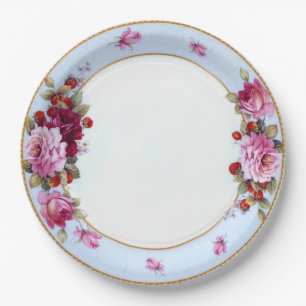 Vintage-China-Prinzessinnen-Party-Hochzeitspapiert Pappteller