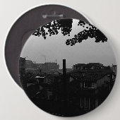 Vintage China Shanghai City 1970 Button (Vorne & Hinten)