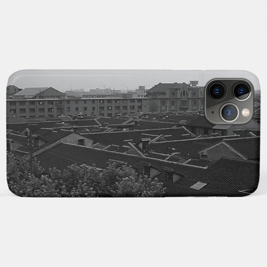 Vintage China Shanghai City Case-Mate iPhone Hülle (Rückseite (Horizontal))