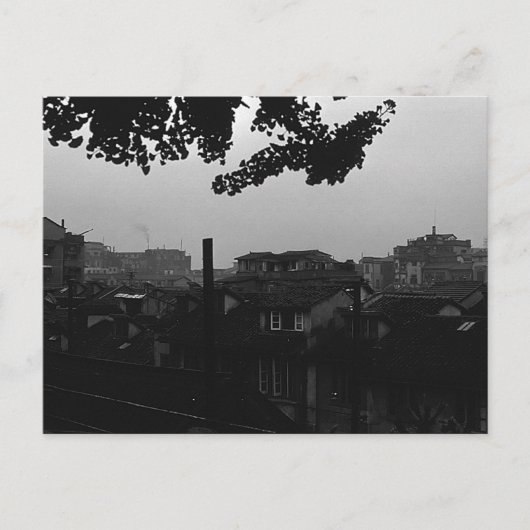 Vintage China Shanghai City Postkarte (Vorderseite)