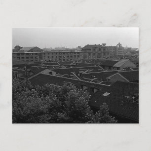 Vintage China Shanghai City Postkarte